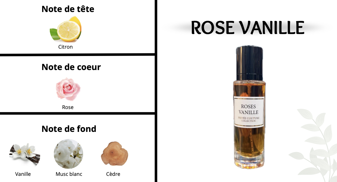 ROSE VANILLE (Mixte)